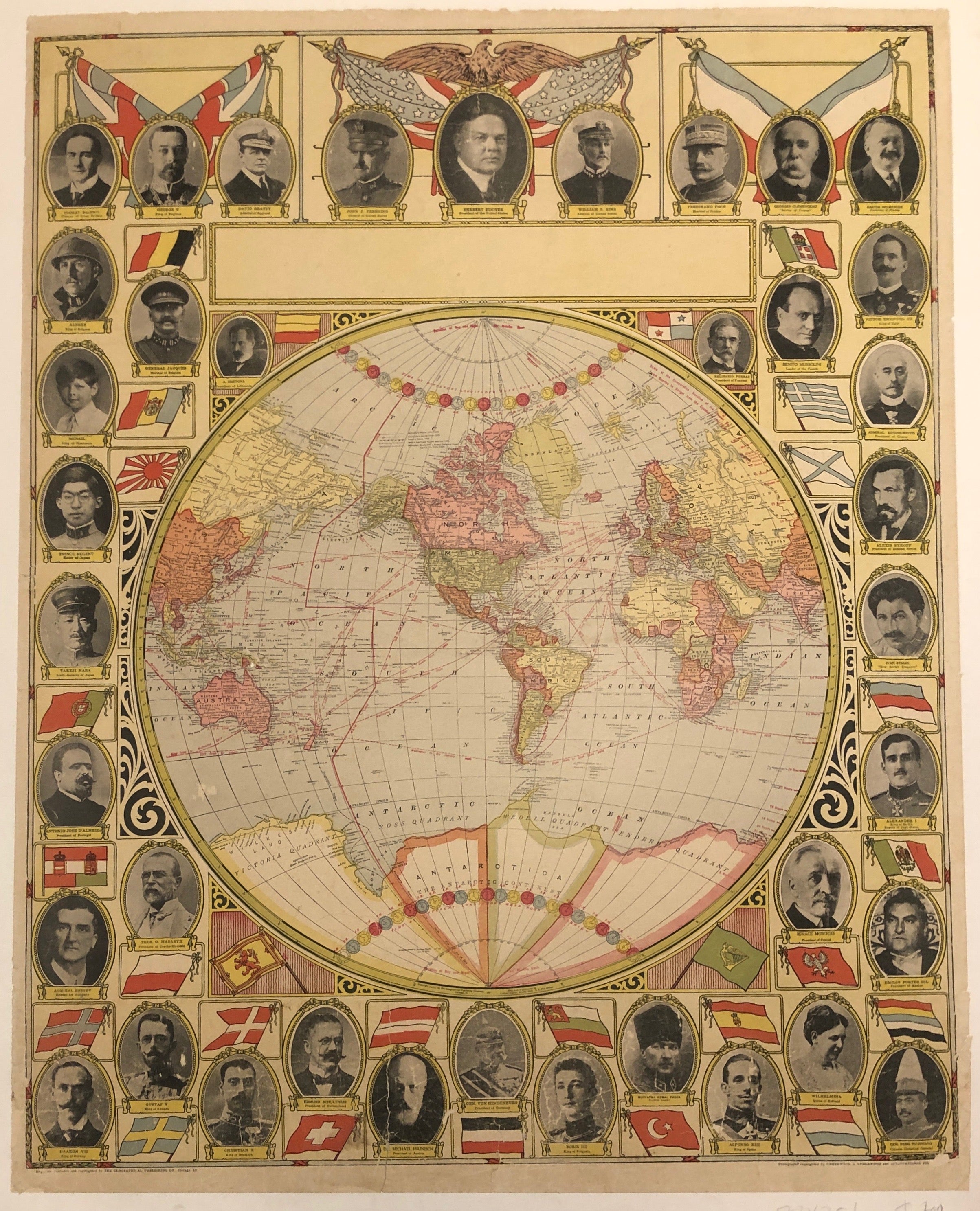 World Wall Atlas World Leaders ✓