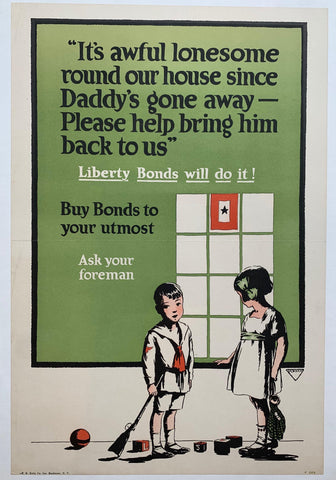 Link to  Buy your Bonds to your utmost, ask your foremanUSA, C. 1945  Product