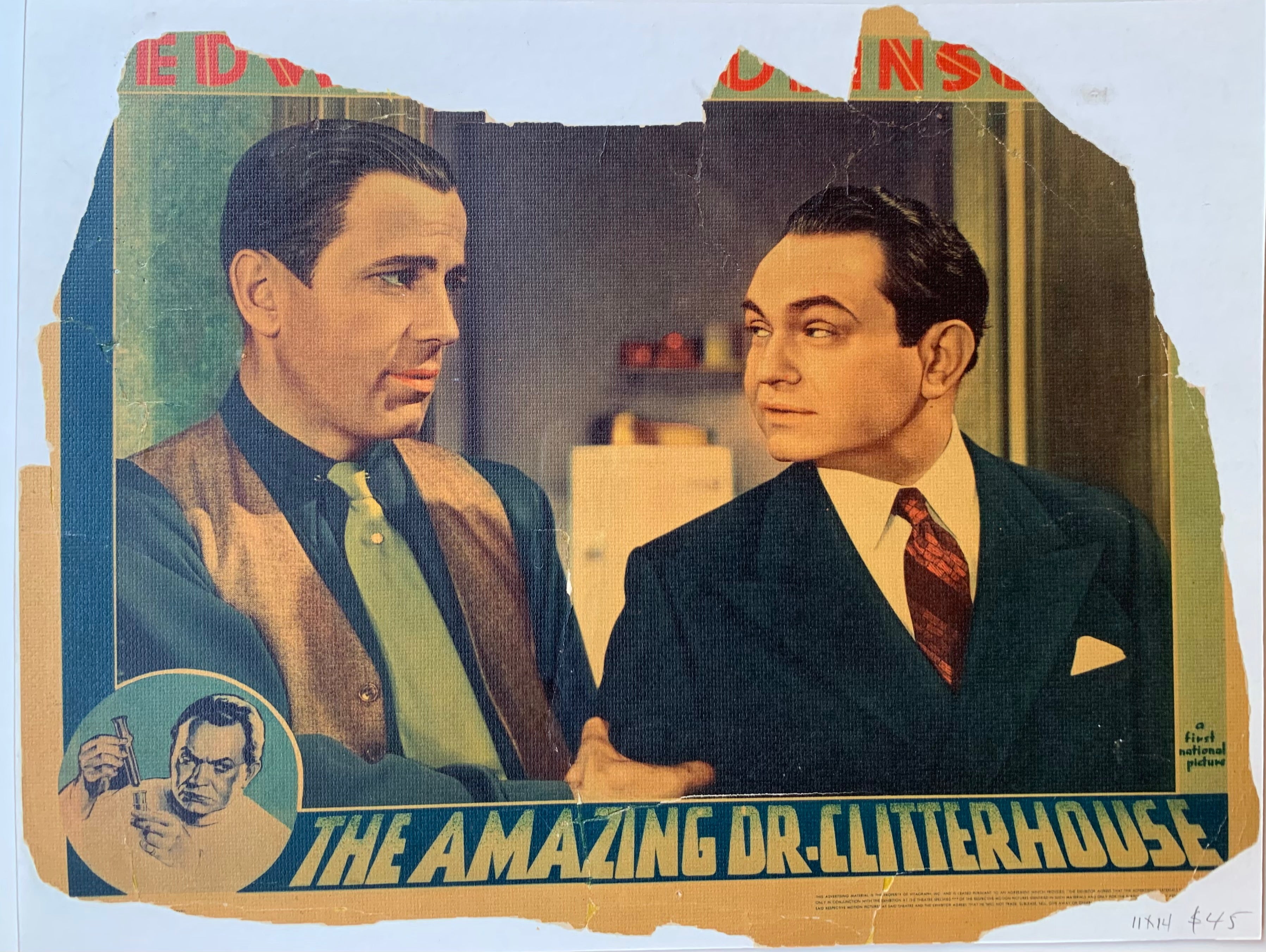 The Amazing Dr. Clitterhouse Poster