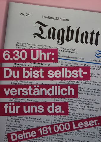 Link to  6.30 Uhr: Du bist selbstverständlich für uns da.Switzerland, 1970s  Product