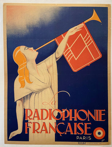Link to  La Radiophonie Française Paris PosterFrance, c. 1925  Product