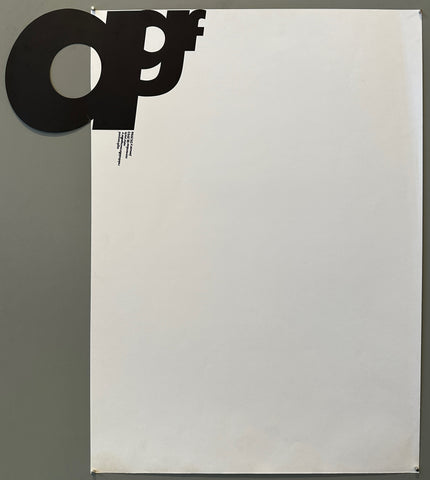 Link to  AG Fronzoni Exhibition Die-Cut PosterNew York, 1993  Product