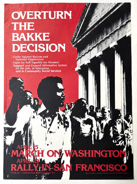 Overturn The Bakke Decision Poster – Poster Museum