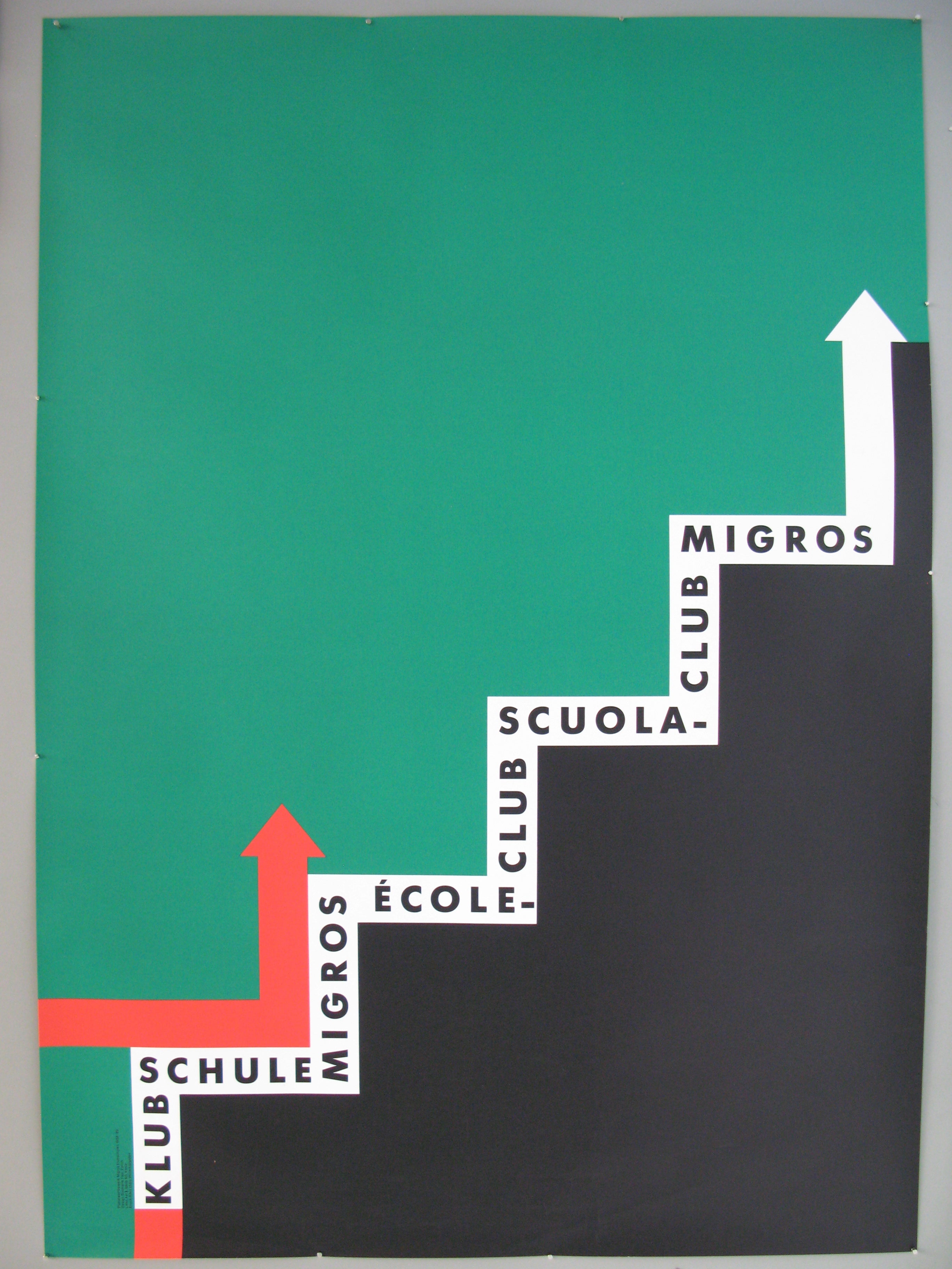 Klubschule Migros Swiss Poster