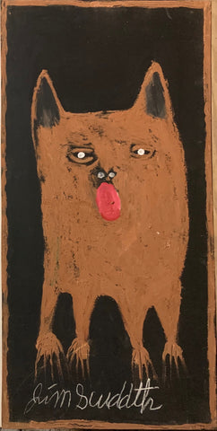Link to Panting Dog #69, Jimmie Lee Sudduth PaintingU.S.A, c. 1995 Product