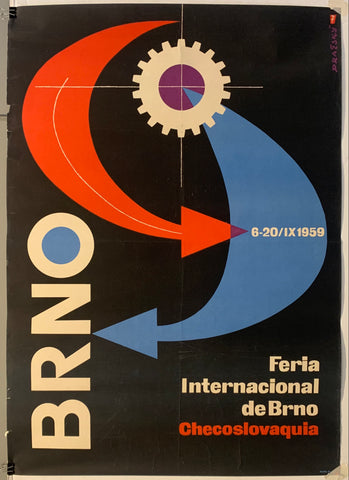 Link to  Feria Internacional de Brno PosterSpain, 1959  Product