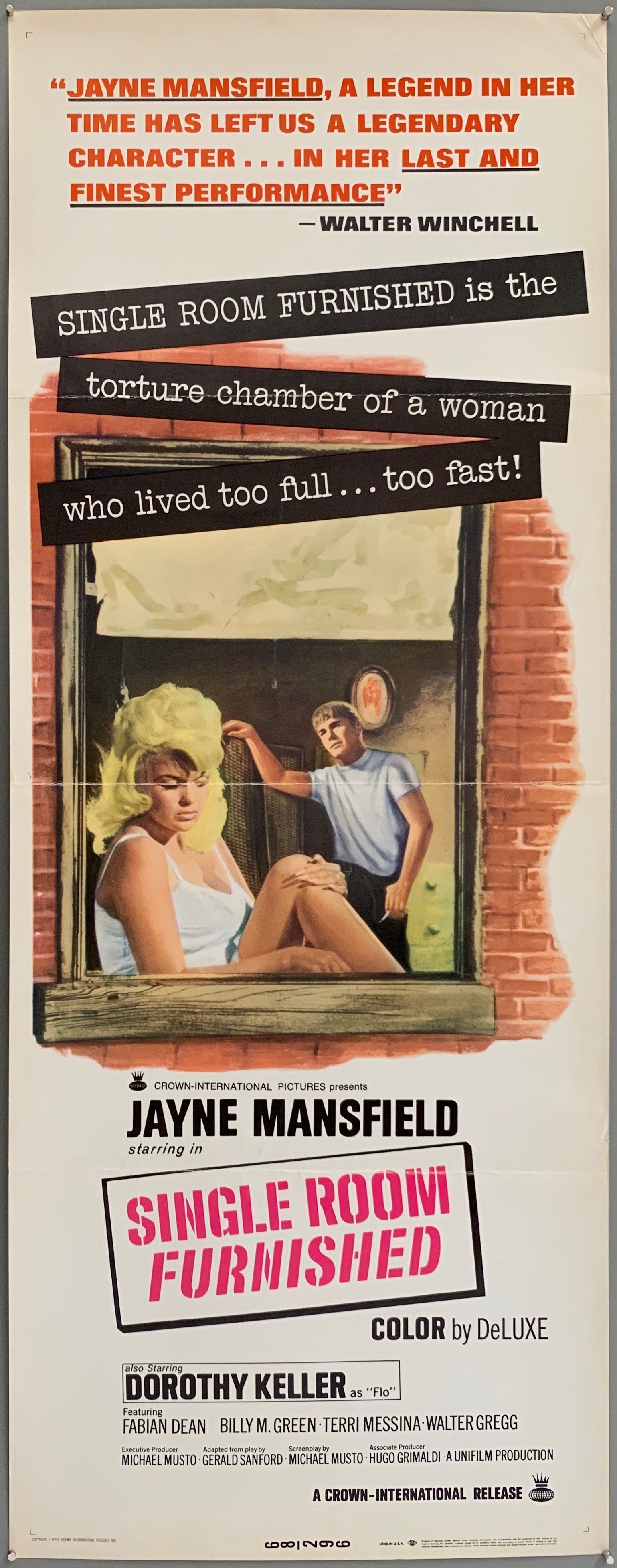 Single Room Furnished Poster