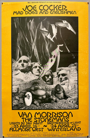 Link to Joe Cocker, Mad Dogs, and Englishmen at the Fillmore West PosterUSA, 1970 Product