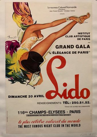 Link to  Lido - L'Elegance de Paris PosterFrance, c. 1960  Product