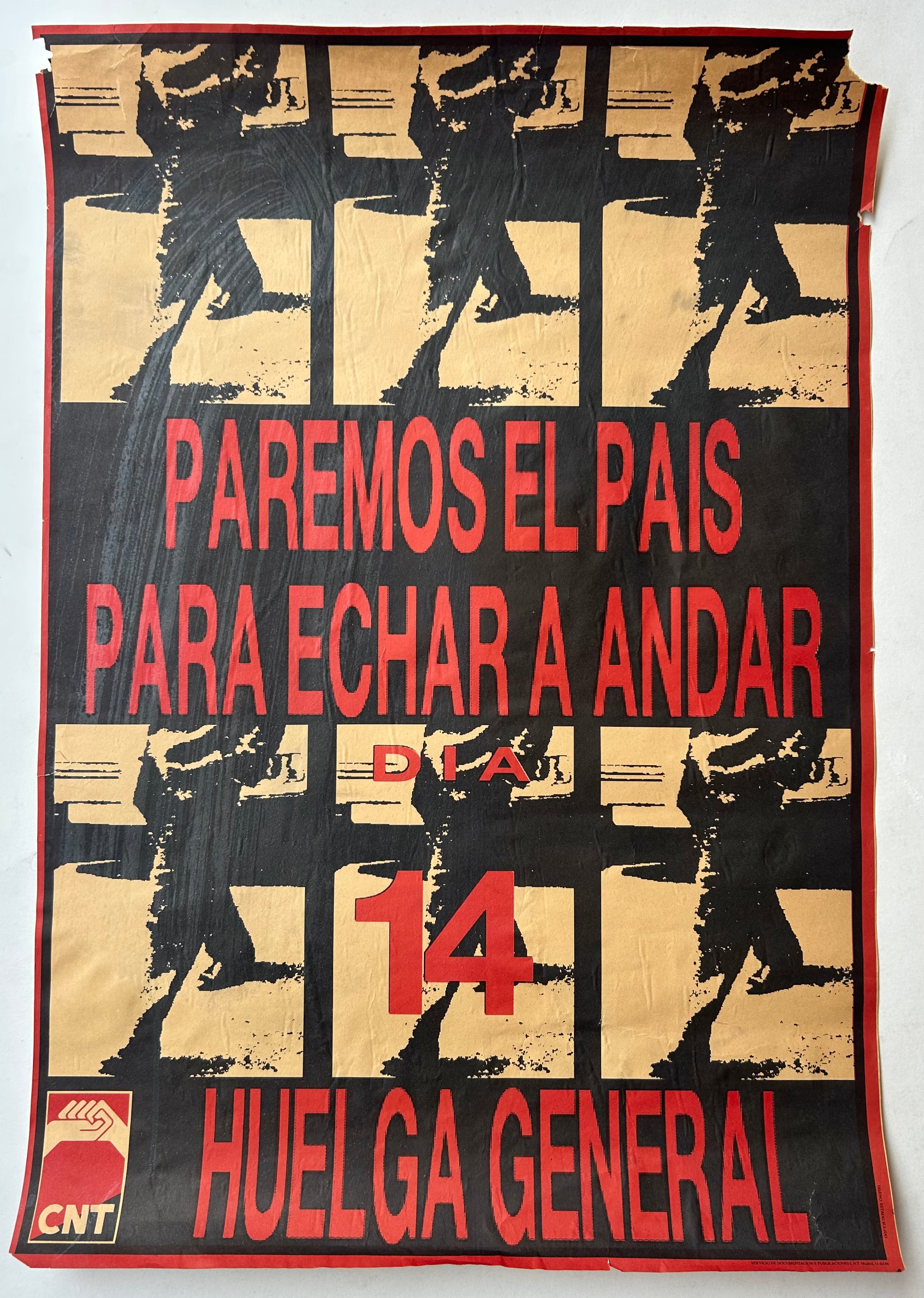 Dia 14 Huelga General Poster