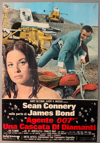 Link to Agente 007: Una Cascata Di Diamanti Film PosterITALY FILM, 1971 Product