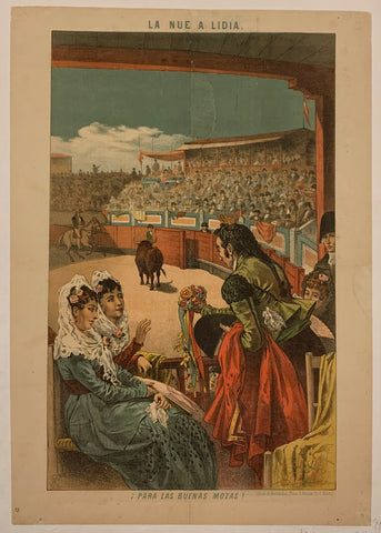 Link to  La Nue A Lidia, Para Las Buenas Mozas Poster ✓Spain, 1890  Product