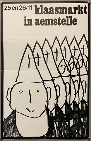 Link to  Klaasmarkt in Aemstelle PosterThe Netherlands, c. 1960  Product