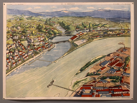 Link to Le Confluent & La Vallée de Plaine (Double-sided)circa 1950 Product