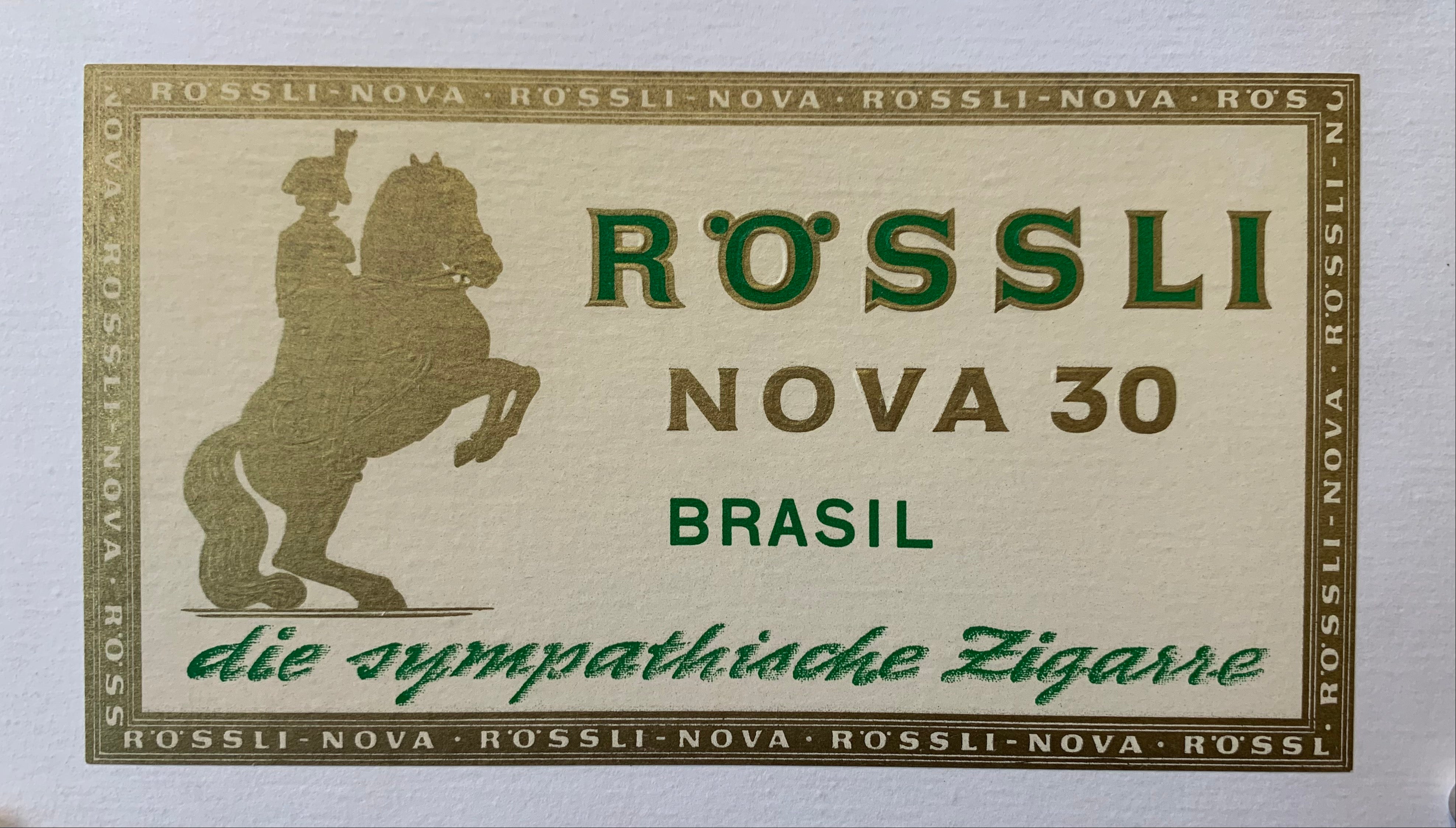 Rossli Cigar Label Poster