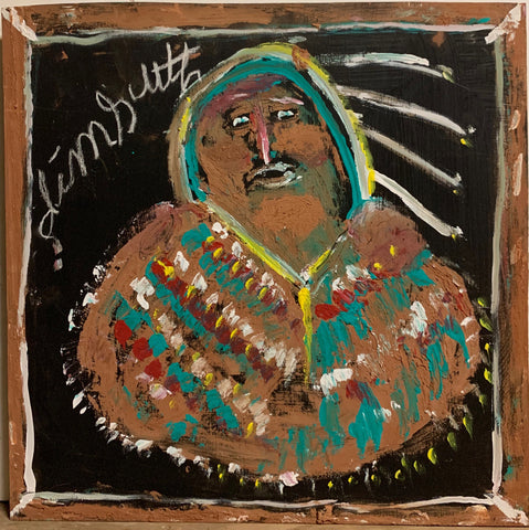 Link to Sad Native #124, Jimmie Lee Sudduth PaintingU.S.A, c. 1995 Product