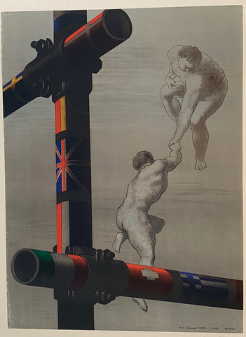 Link to ERP Poster for European Cooperation by Giuseppe CroceNetherlands, C. 1950 Product