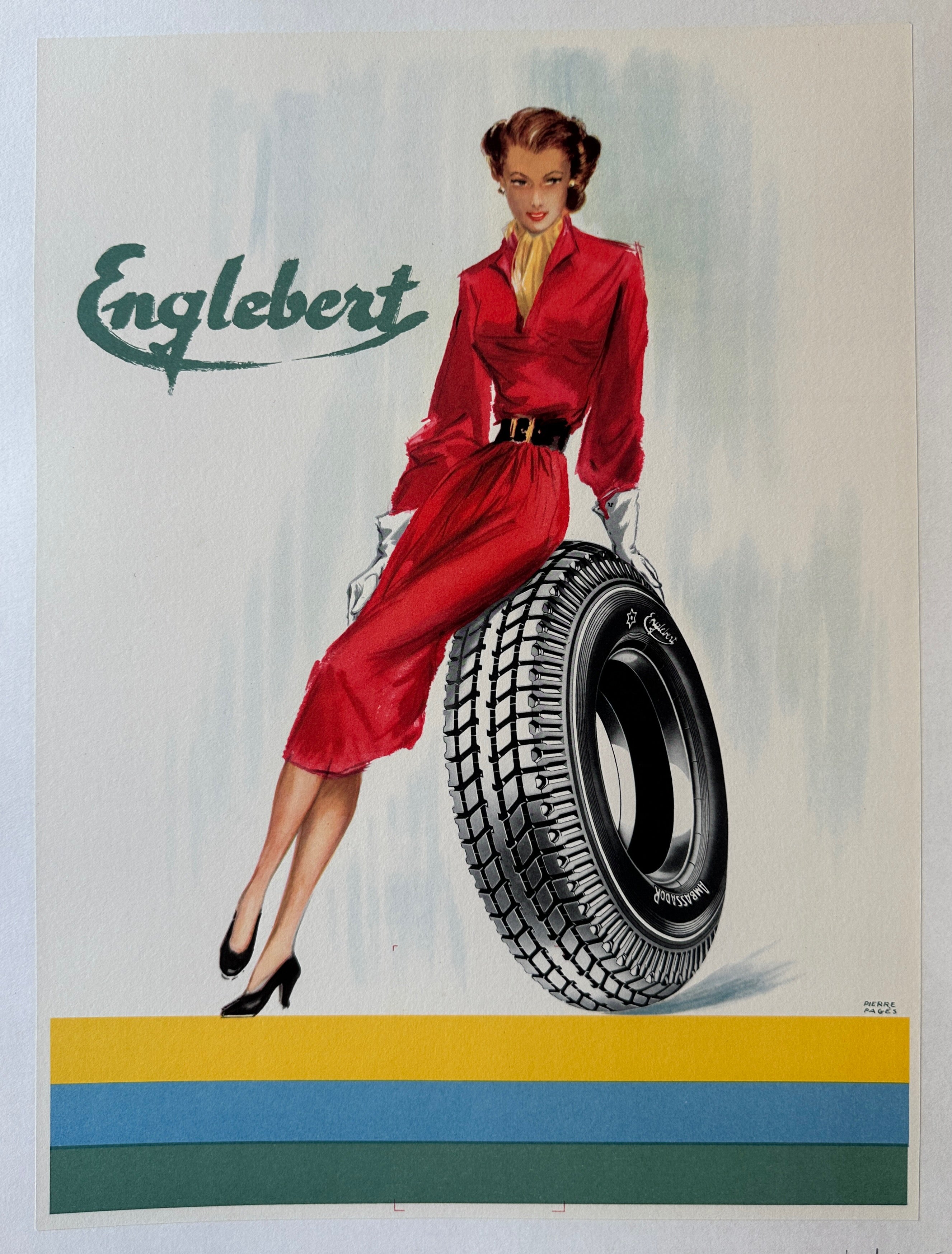 Englebert Tires Poster