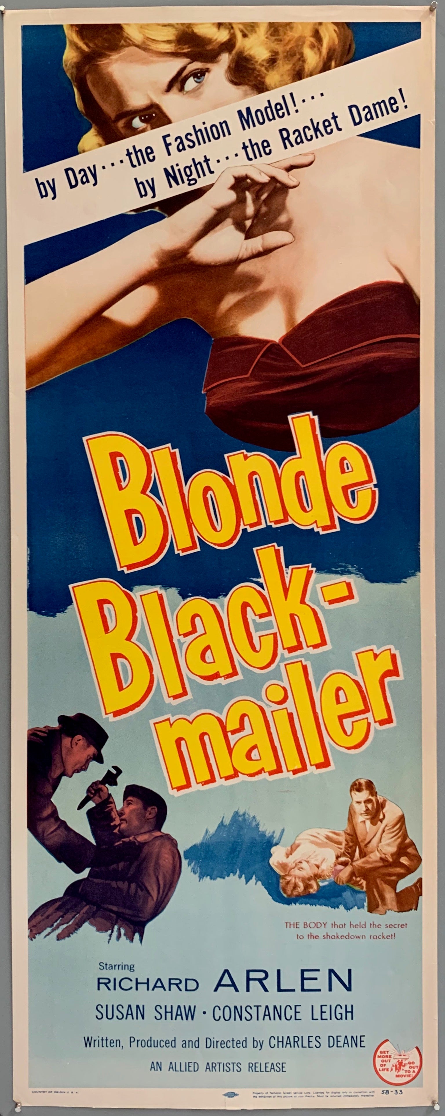 Blonde Blackmailer Poster