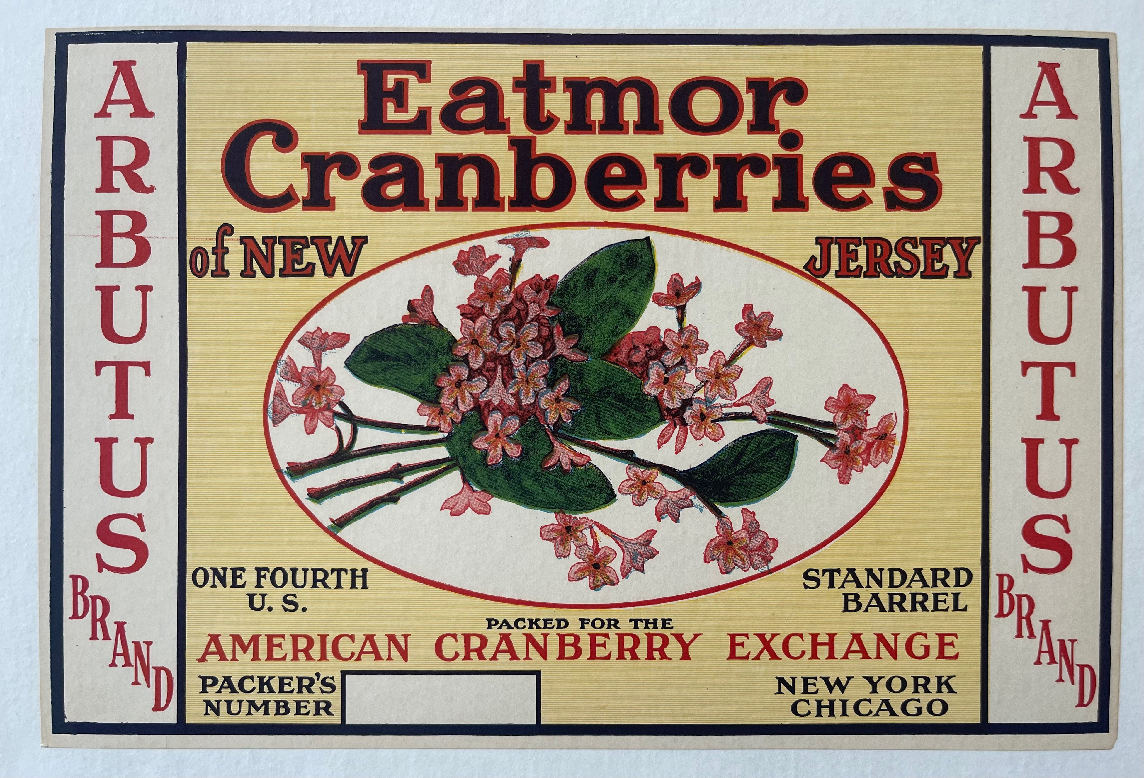 Eatmor Cranberry Label