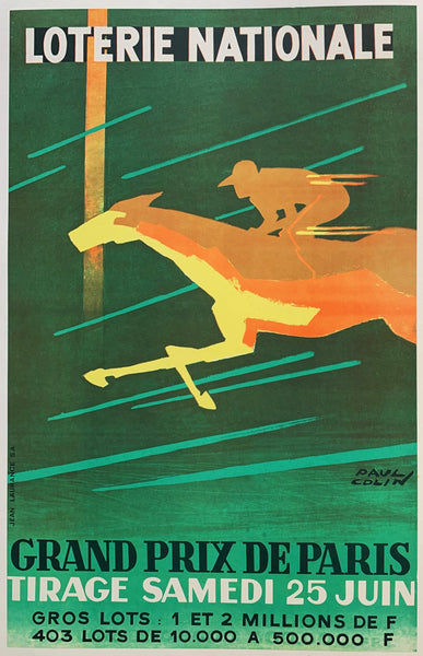 Affiche Vintage LOTERIE NATIONALE Parfums Rzza - Poster HQ 40x60cm - Neuve