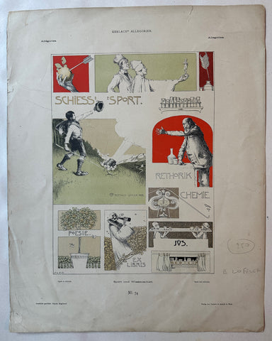 Link to  Gerlach's Allegorien No. 74Austria, c. 1897  Product