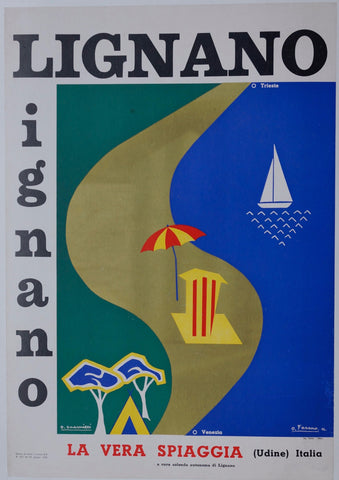 Link to  Lignano "La Vera Spiaggia"Italy, C. 1960  Product