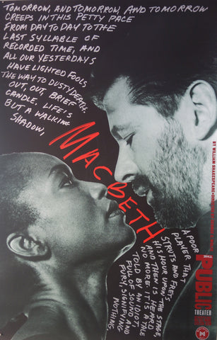 Link to  Macbeth - Tomorrow and Tomorrow and Tomorrow-  Product