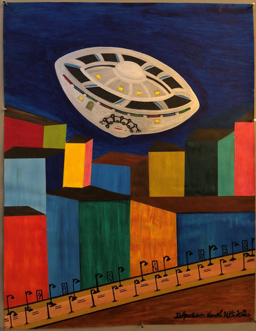 Link to  Ionel Talpazan - UFO flying over New York City highwayNew York, USA - 2012  Product