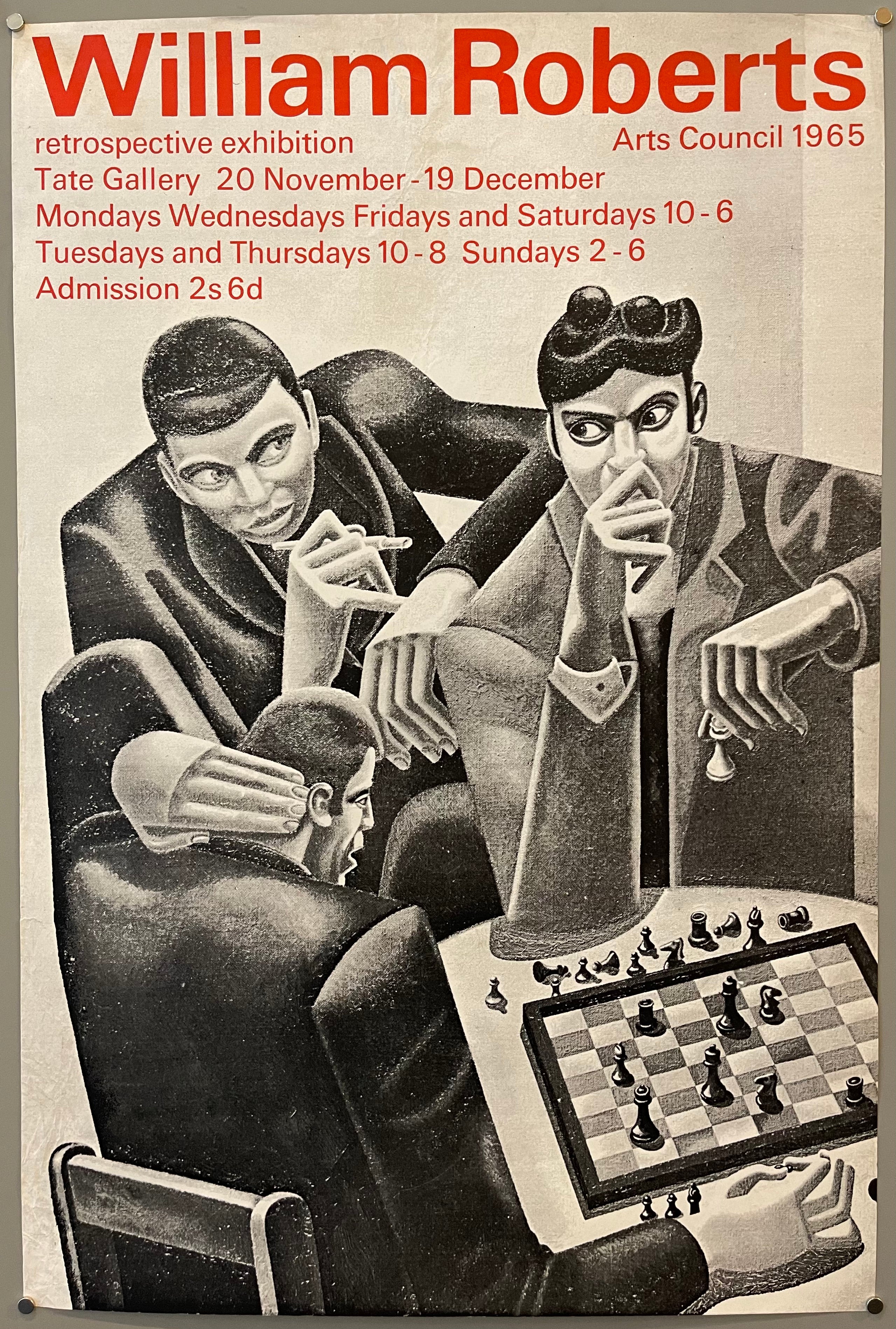 poster of three men playing chess