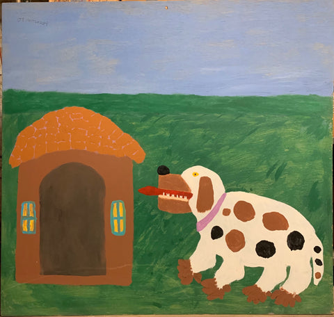 Link to  Dog Outside the House #18McCord Painting, 1989  Product