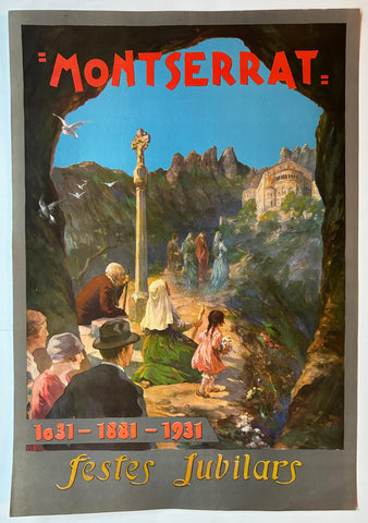 Link to  Montserrat Festes Jubilars PosterSpain, 1931  Product