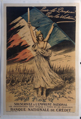 Link to Pour le Drapeau! Pour la Victoire! Souscrivez à l'Emprunt NationalFrance, C. 1917 Product