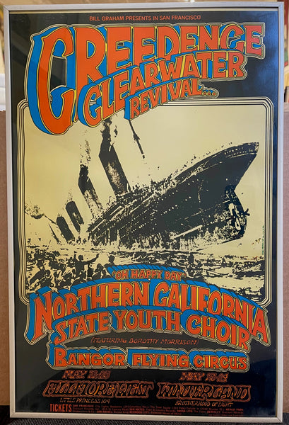 Creedence Clearwater Revival Framed Poster – Poster Museum