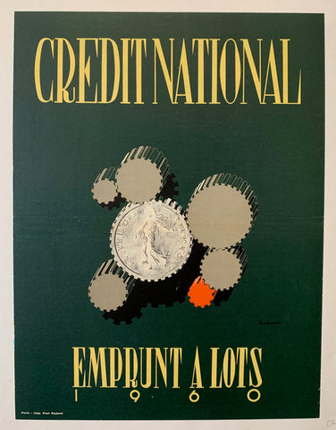 Link to  Credit National PosterFrance, 1960  Product
