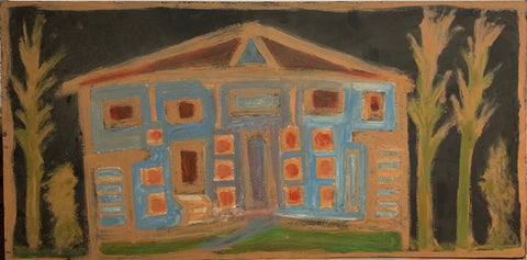 Link to Blue Mansion #88, Jimmie Lee Sudduth PaintingU.S.A, c. 1995 Product