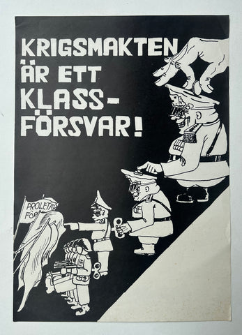 Link to  Krigsmakten Är Ett Klass Försvar! PosterSweden, c. 1980s  Product