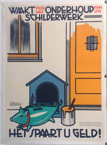Link to Waakt voor het Onderhoud Van Uw SchilderwerkHolland, C. 1925 Product