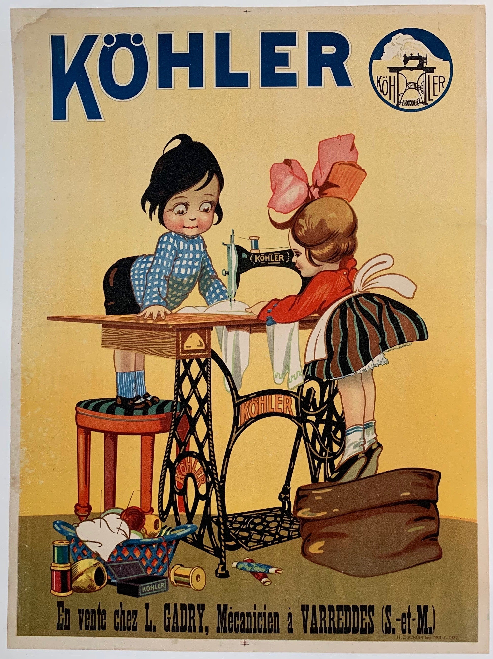 Kohler - En vente chez L. Gadry, Mecanicien a Varreddes