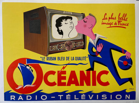 Link to  Oceanic Radio-Television PosterFrance, c. 1965  Product