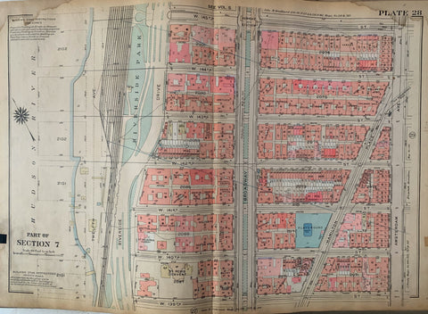 Link to Atlas of the City of New York Borough of the Manhattan (Volume 4)New York City, 1924 Product