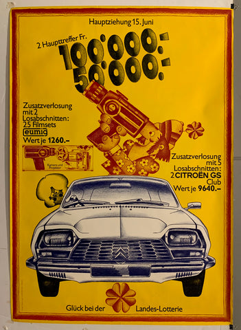 Link to  Gluck bei der Landes-Lotterie PosterSwitzerland, c. 1965  Product