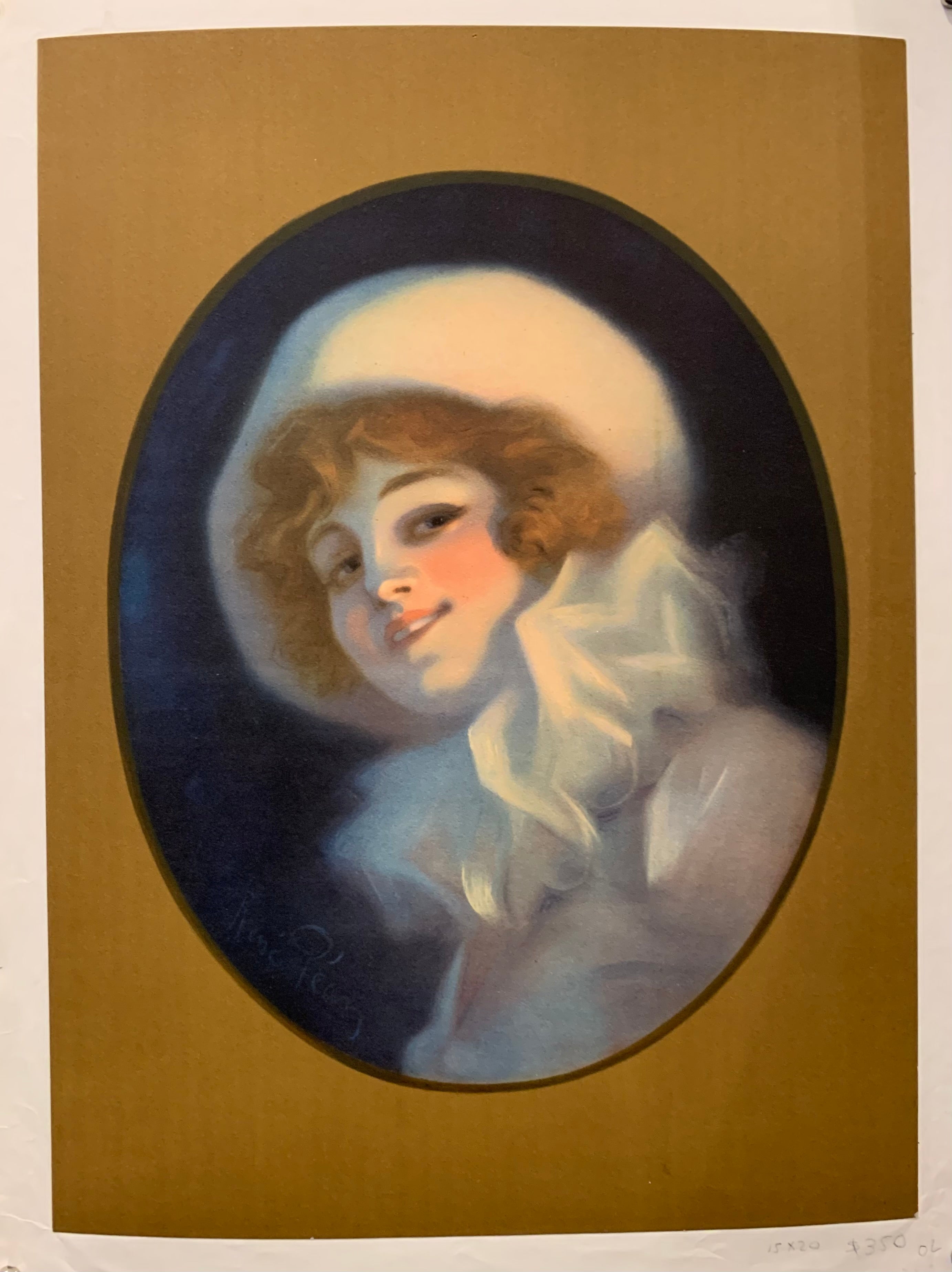 René Pean Portrait Poster