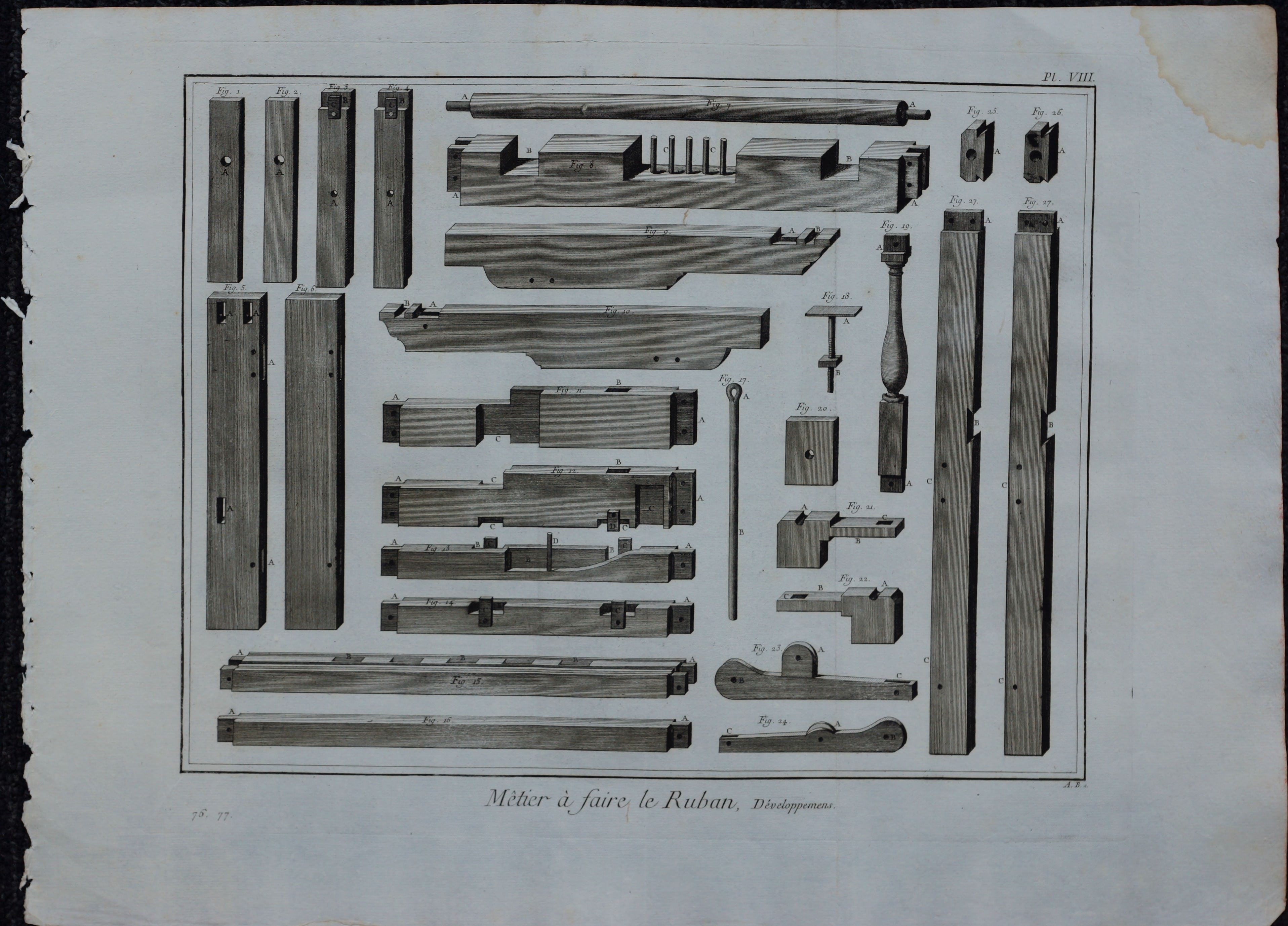 French Engraving Plate VIII