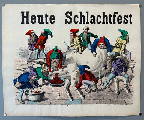 Link to Heute Schlachtfest Weissenburg Lithograph #27France, c. 1890s Product