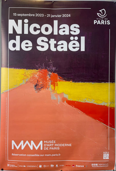 Nicolas De Stael ポット・ア・レイエス アートポスター A2版 ド・スタール1957年展覧会ポスター | 版画ねっと Nicolas De Stael