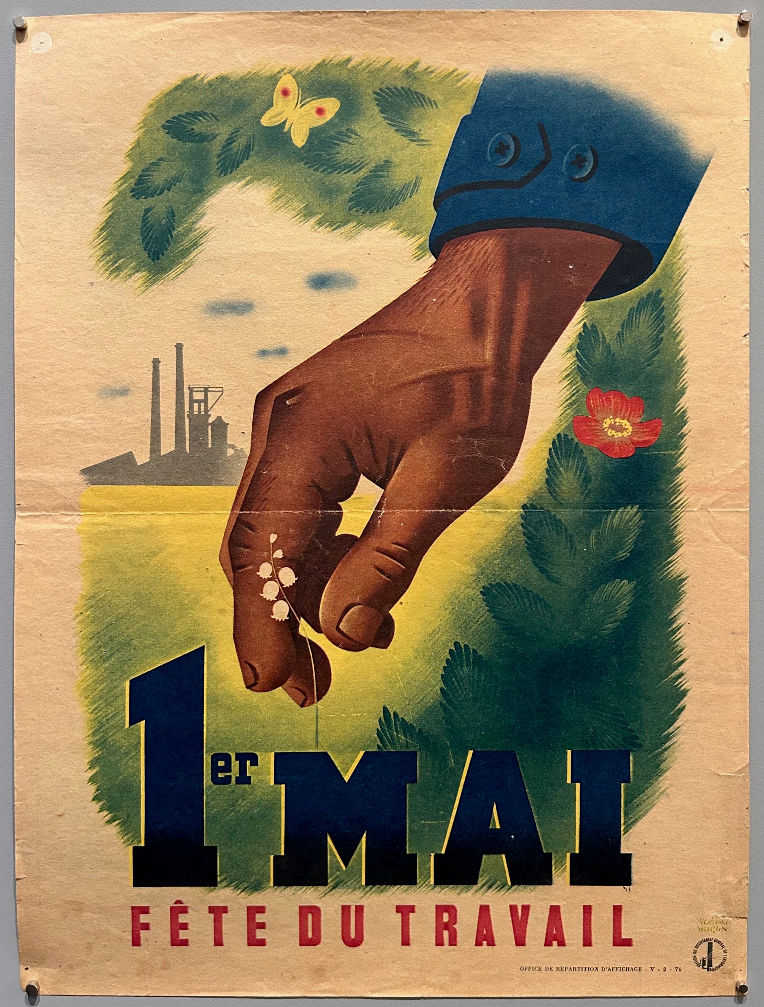 1er Mai Fête du Travail Poster
