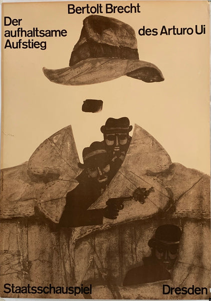 Bertolt Brecht Der aufhaltsame Aufstieg des Arturo Ui – Poster Museum