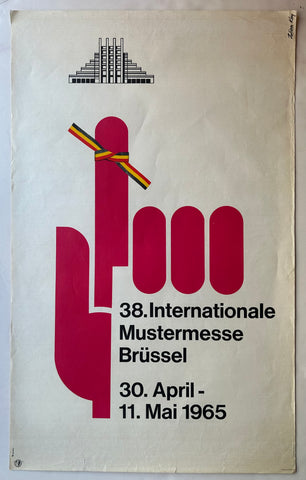 Link to 38 Internationale Mustermesse Brussel Poster #2Belgium, 1965 Product