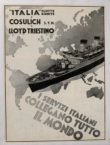 Link to  Italian Liners PosterItaly, 1935  Product